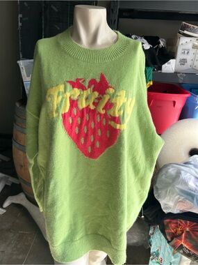 Motel rocks Lulees Jumper In Lime Fruity size small new with tag sweater